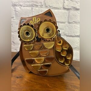 Lily Bloom Owl Crossbody Bag